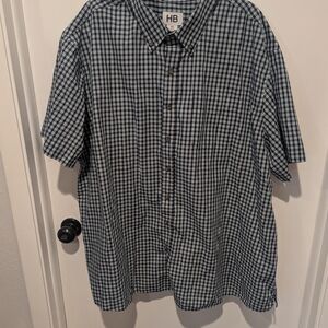 Men's Blue Checkered Shirt